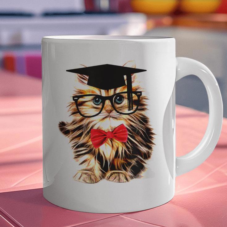 Graduation Cat Class Of 2023 Graphic Print Coffee Mug