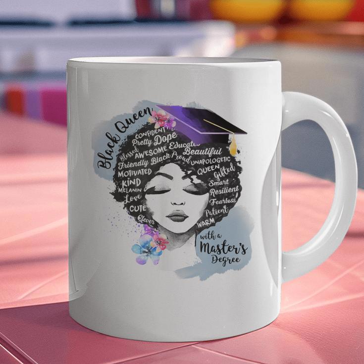 Graduation Masters Degree Woman Queen Graduate 2025 Graphic Print Coffee Mug