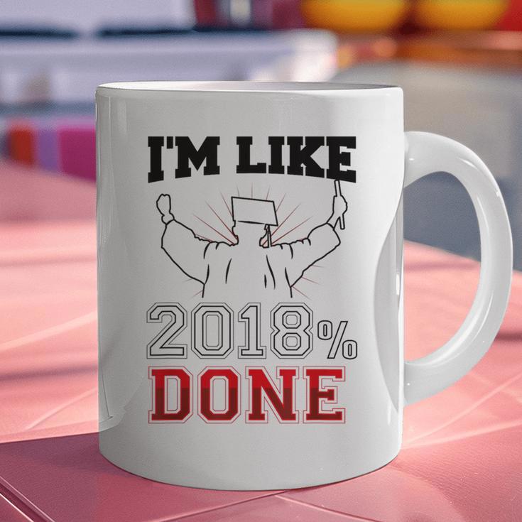 GraduationShirt I'm Like 2018 Done Class Of Graphic Print Coffee Mug