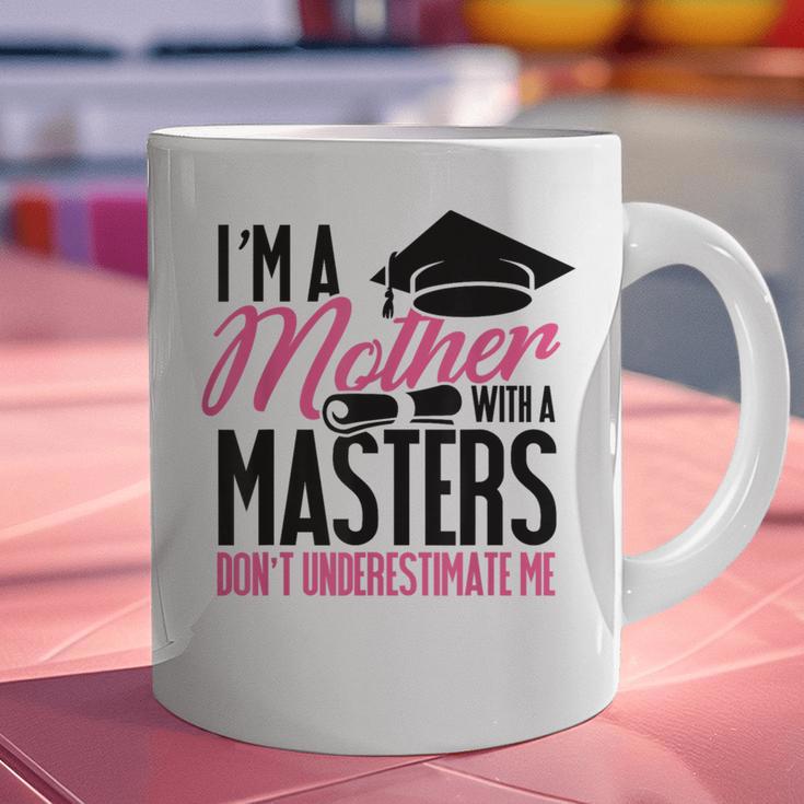 GraduationShirt For Mom Mother With A Master's Degree Tee Graphic Print Coffee Mug