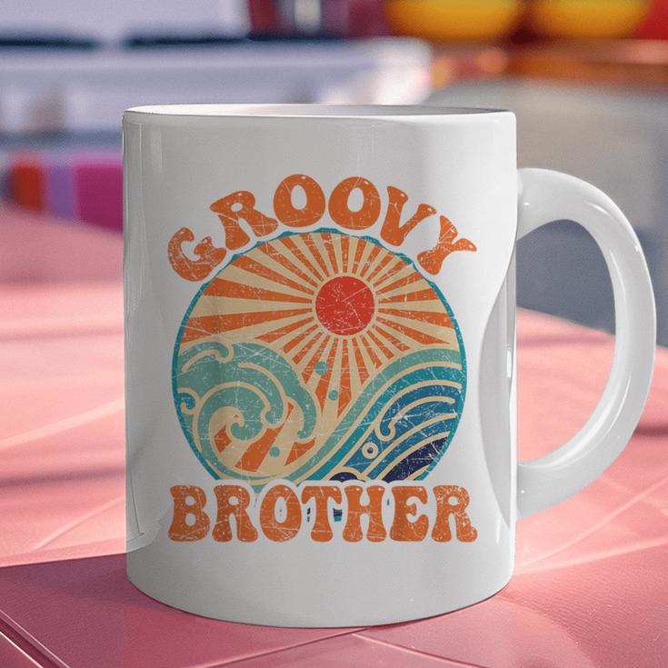Groovy Brother 70s Aesthetic Nostalgia 1970's Retro Brother Graphic Print Coffee Mug