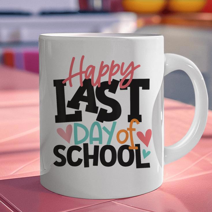 Happy Last Day Of School Kids Teacher Student Graduation Graphic Print Coffee Mug