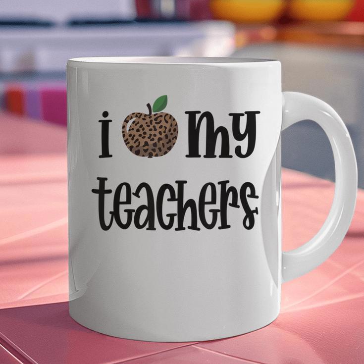 I Heart My Teachers I Love My Teachers Graduation Kids Teens Graphic Print Coffee Mug