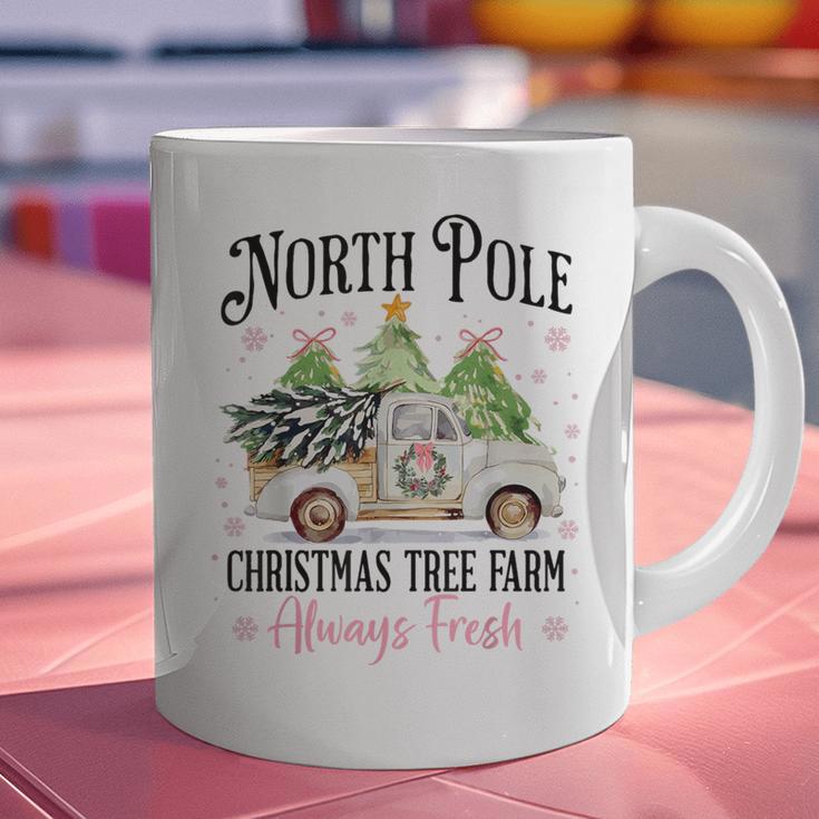 Holiday Scene Nostalgia North Pole Tree Farm Merry Christmas Graphic Print Coffee Mug Holiday Scene Nostalgia North Pole Tree Farm Merry Christmas Graphic Print Coffee Mug