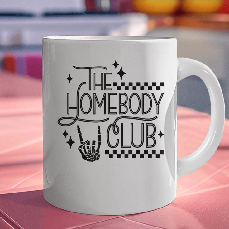 The Homebody Club Retro Introvert Antisocial Graphic Print Coffee Mug