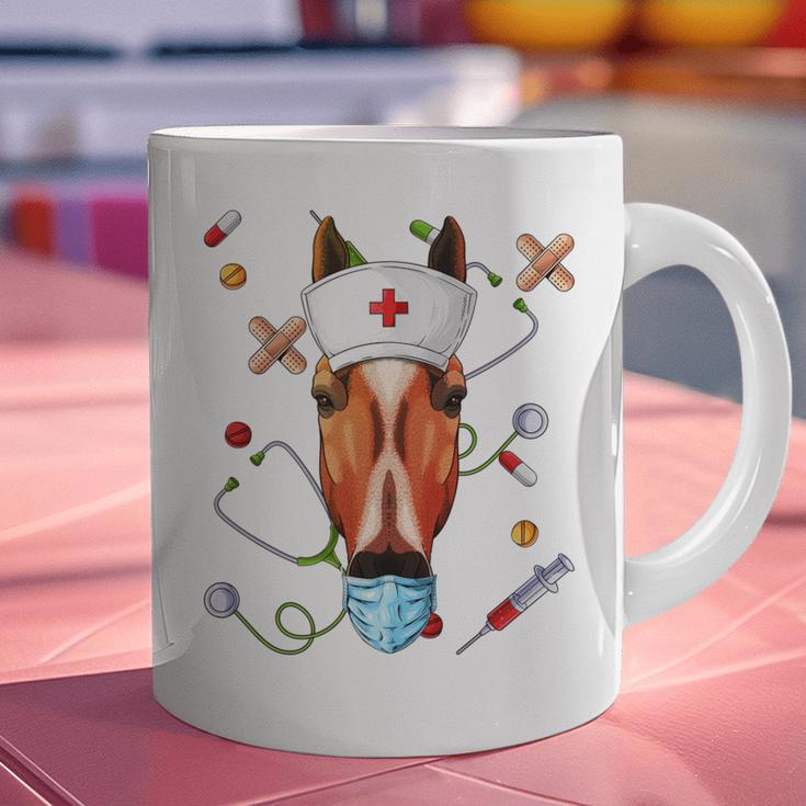 Horse Nurse RN ER Nursing School Graduation Graphic Print Coffee Mug