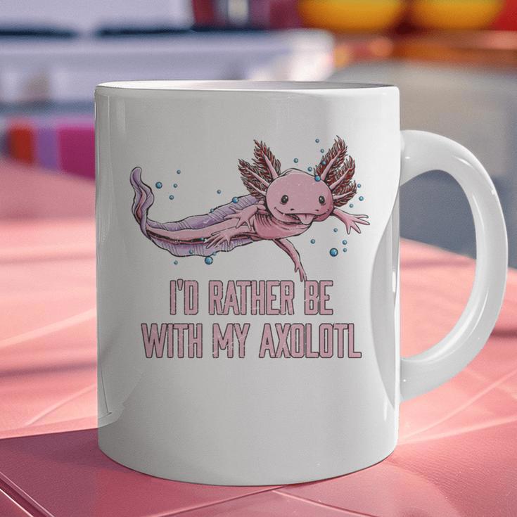 Id Rather Be With My Axolotl Salamander Introvert Graphic Print Coffee Mug Id Rather Be With My Axolotl Salamander Introvert Graphic Print Coffee Mug
