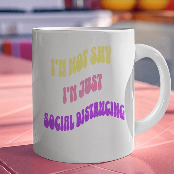 I'm Just Social Distancing Introvert Funny Graphic Print Coffee Mug I'm Just Social Distancing Introvert Funny Graphic Print Coffee Mug