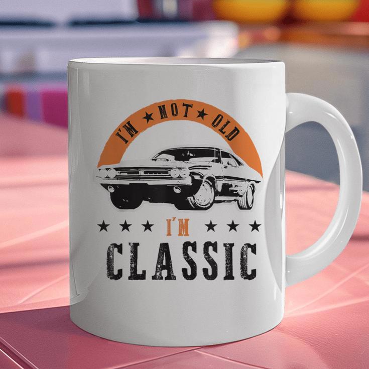 I'm Not Old I'm Classic Muscle Cars Retro Dad Vintage Car Graphic Print Coffee Mug