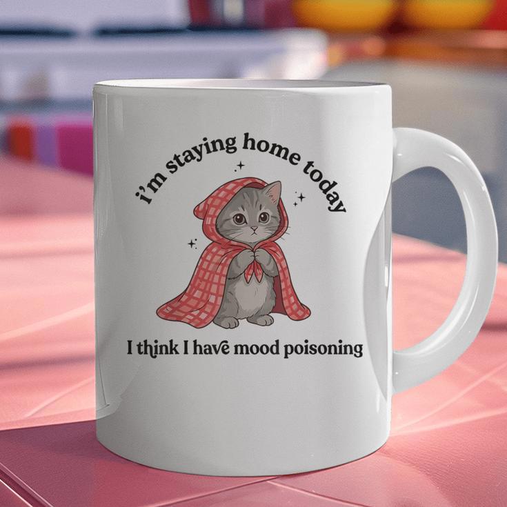 I’m Staying Home Today Cat Introvert Homebody Graphic Print Coffee Mug I’m Staying Home Today Cat Introvert Homebody Graphic Print Coffee Mug