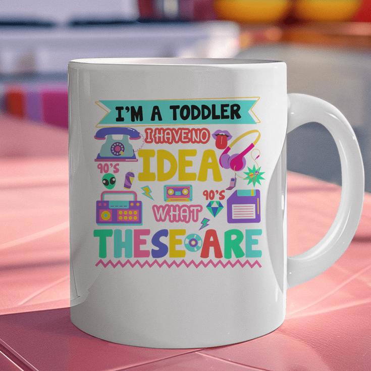 I'm A Toddler I Have No Ideas Retro Vintage 90s Nostalgia Premium Tri-Blend Graphic Print Coffee Mug I'm A Toddler I Have No Ideas Retro Vintage 90s Nostalgia Premium Tri-Blend Graphic Print Coffee Mug