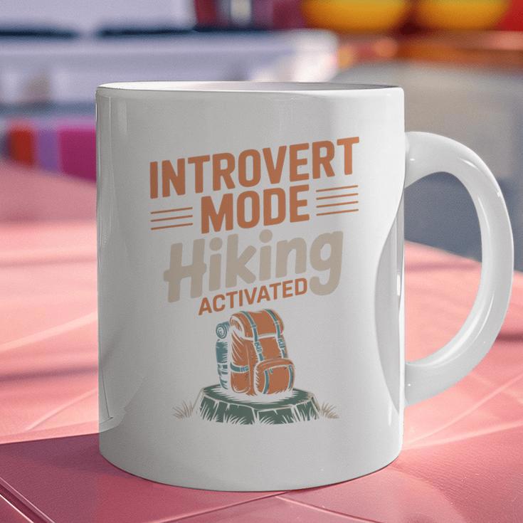 Introvert Mode Hiking Activated Hiker Graphic Print Coffee Mug Introvert Mode Hiking Activated Hiker Graphic Print Coffee Mug