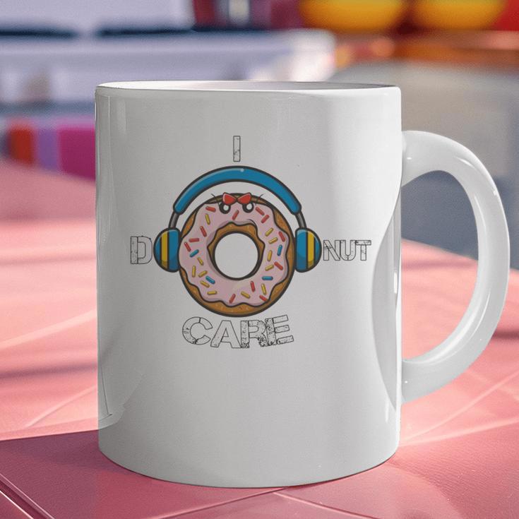 Introvert Music Lover Donuts Sarcastic Graphic Print Coffee Mug