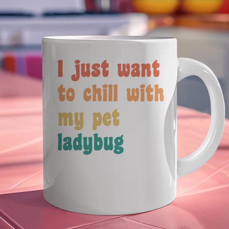 Introvert Pet Ladybug Mom Graphic Print Coffee Mug Introvert Pet Ladybug Mom Graphic Print Coffee Mug