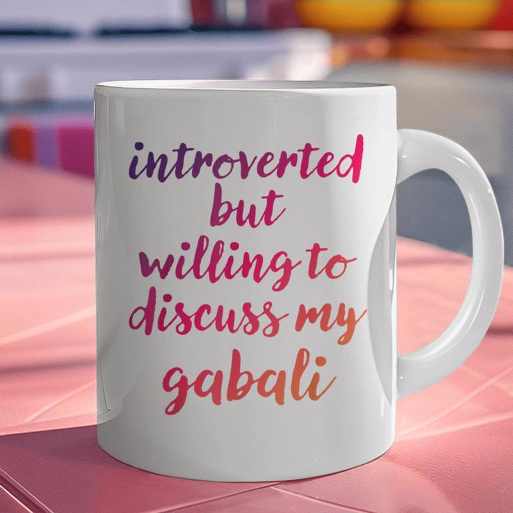 Introverted Willing To Discuss Gabali Introvert Graphic Print Coffee Mug Introverted Willing To Discuss Gabali Introvert Graphic Print Coffee Mug