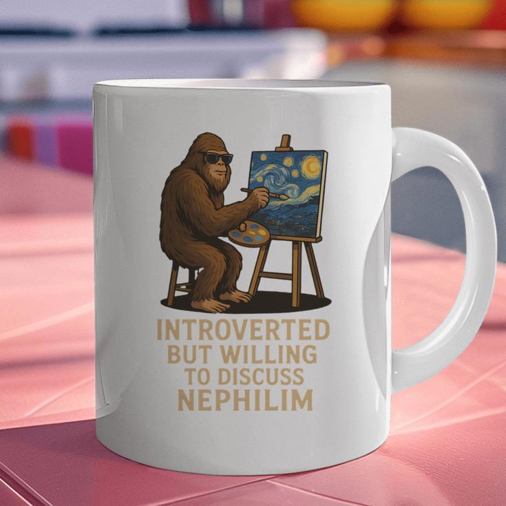 Introverted But Willing To Discuss Nephilim Graphic Print Coffee Mug Introverted But Willing To Discuss Nephilim Graphic Print Coffee Mug