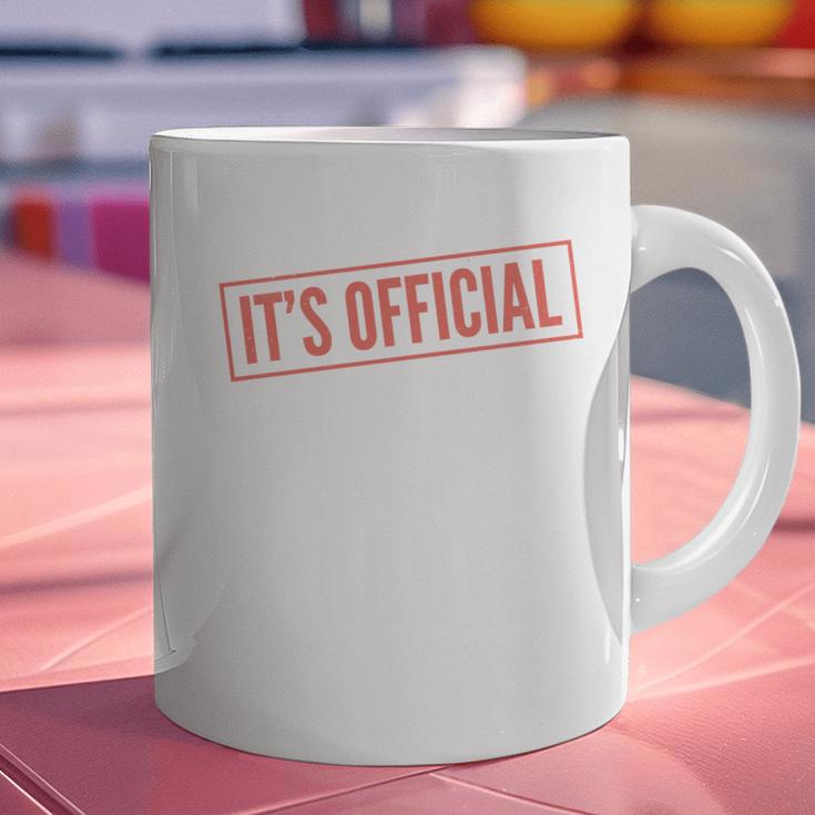 It's Official I'm The Favorite Daughter From Dad Mom Graphic Print Coffee Mug