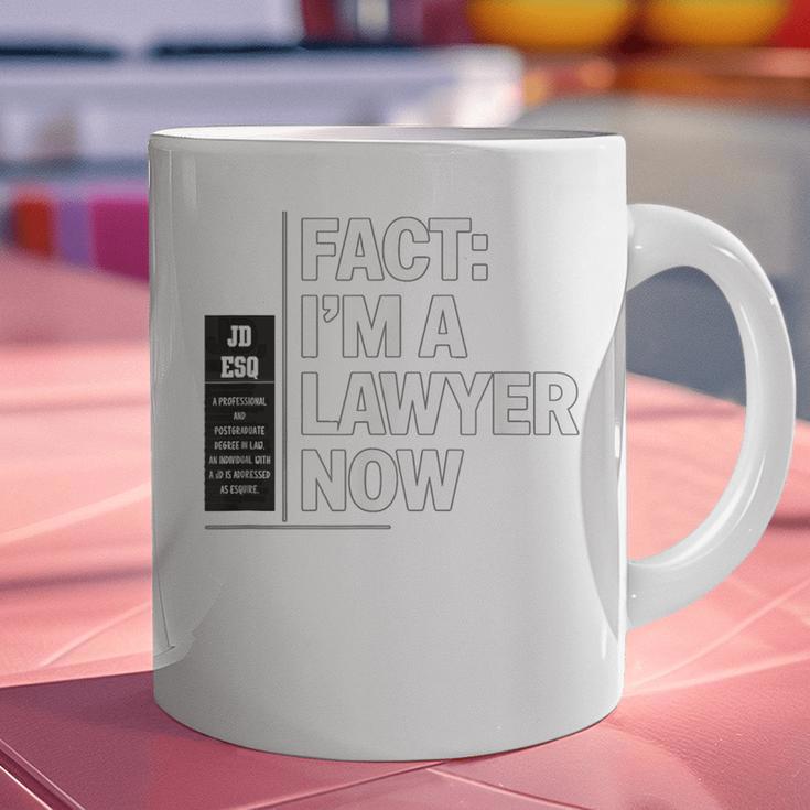 JD ESQ Law Graduate Fact I’m a Lawyer Now Graduation Graphic Print Coffee Mug