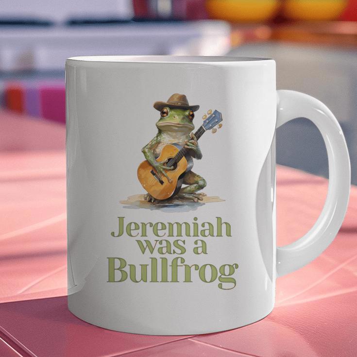 Jeremiah Was A Bullfrog A Classic Rock Nostalgia Trip Premium Tri-Blend Graphic Print Coffee Mug Jeremiah Was A Bullfrog A Classic Rock Nostalgia Trip Premium Tri-Blend Graphic Print Coffee Mug