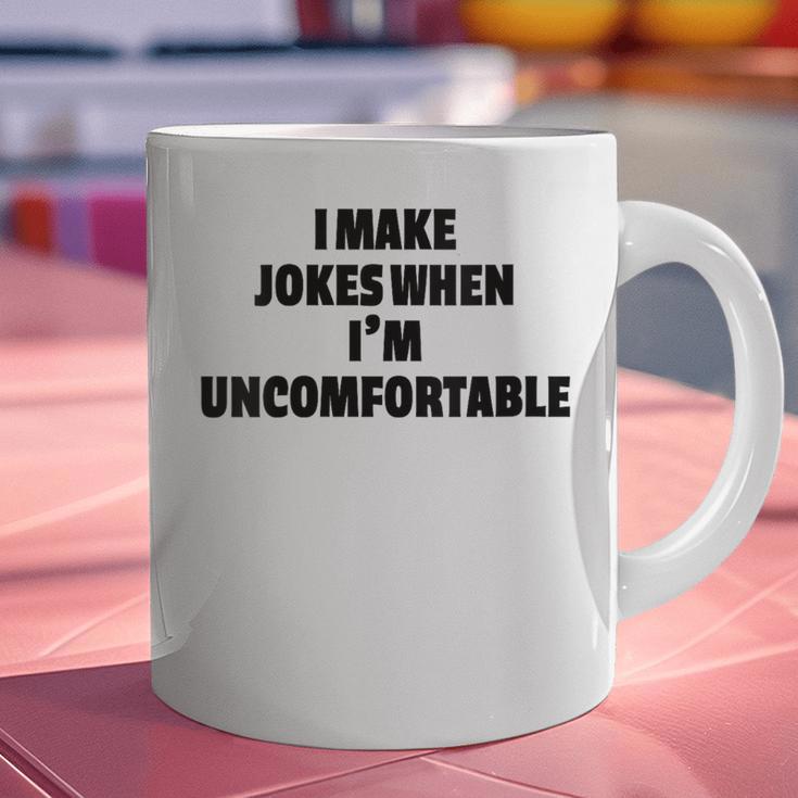 I Make Jokes When Im Uncomfortable Sarcastic Introvert Graphic Print Coffee Mug I Make Jokes When Im Uncomfortable Sarcastic Introvert Graphic Print Coffee Mug
