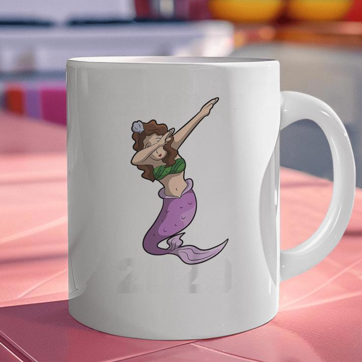 Kids Class Of 2029 Shirt Graduation Dabbing Mermaid Shirt Graphic Print Coffee Mug