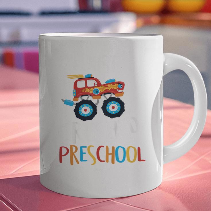 Kids I Just Crushed Preschool Monster Graduation Pre-K Shirt Graphic Print Coffee Mug
