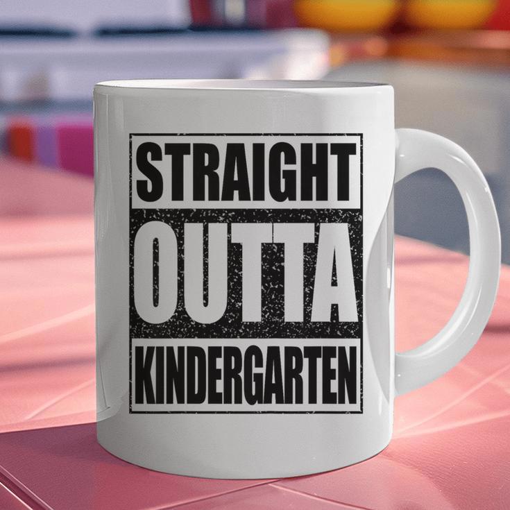Kids Straight Outta Kindergarten Shirt Boy Girl Graduation Graphic Print Coffee Mug