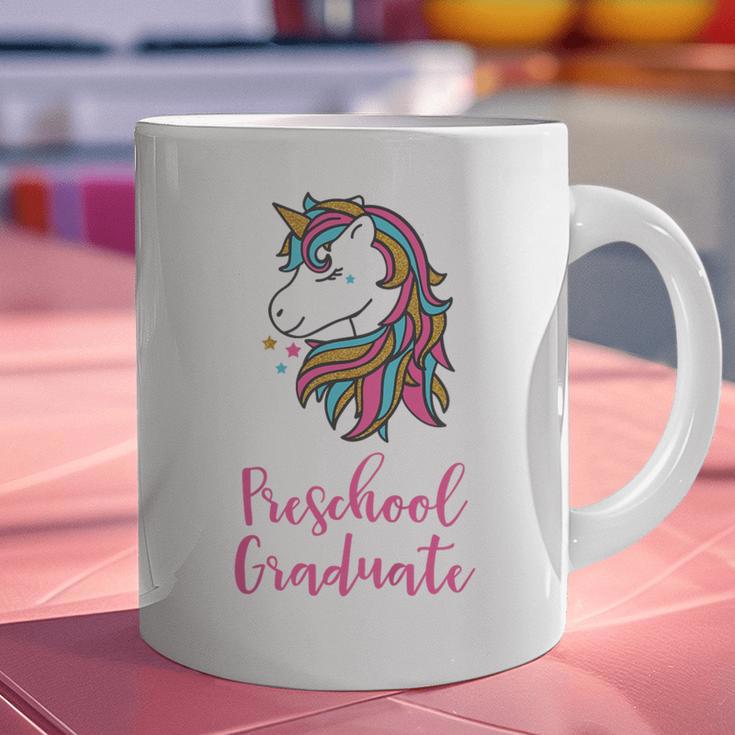 Kids Unicorn Preschool Graduation Graphic Print Coffee Mug