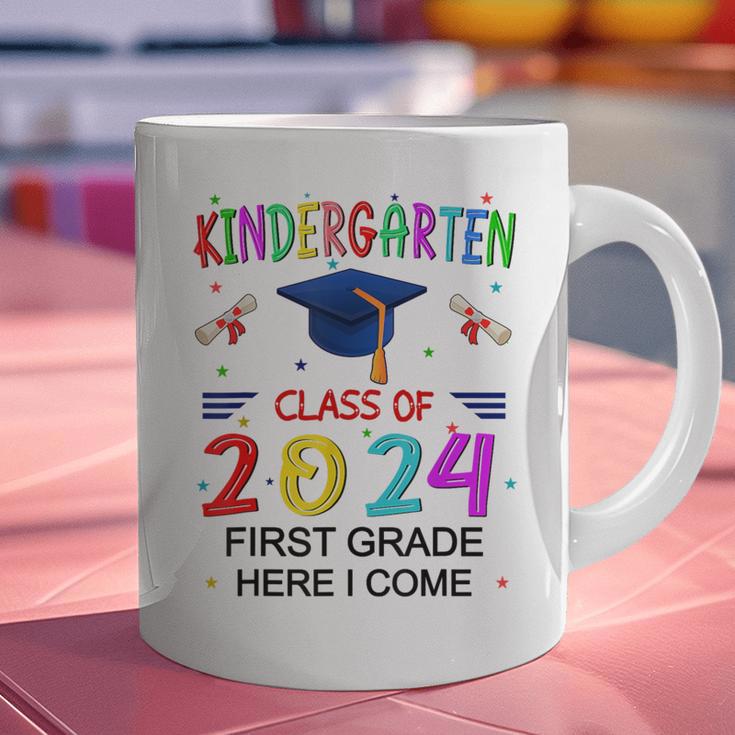Kindergarten Graduation Class 2024 1st Grade Here I Come Graphic Print Coffee Mug
