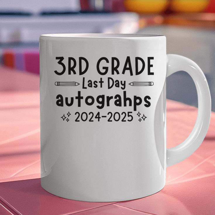 Last Day Of School 3rd Third Grade Sign My Shirt Graduation Graphic Print Coffee Mug