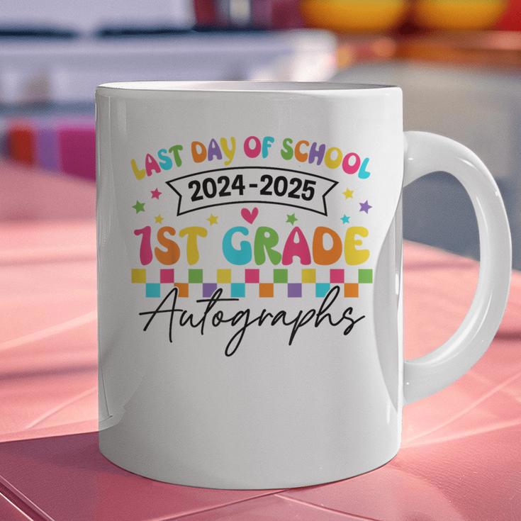 Last Day Of School Autograph 1st Grade Graduation Boys Girls Graphic Print Coffee Mug