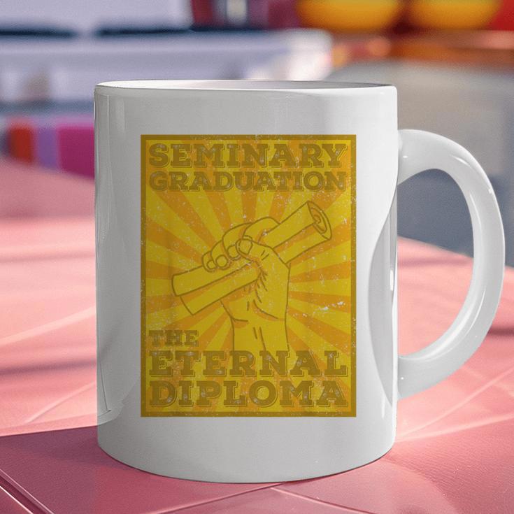 LDS Mormon Seminary Graduation Eternal Diploma Shirt Graphic Print Coffee Mug