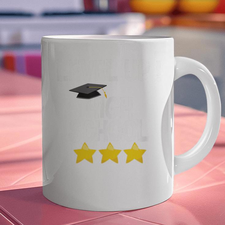 Level Up High School 8th Grade Graduation T-Shirt Graphic Print Coffee Mug