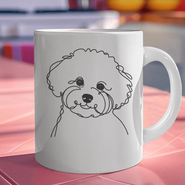 Line Art Dad Mom Dog Bichon Frise Graphic Print Coffee Mug Line Art Dad Mom Dog Bichon Frise Graphic Print Coffee Mug