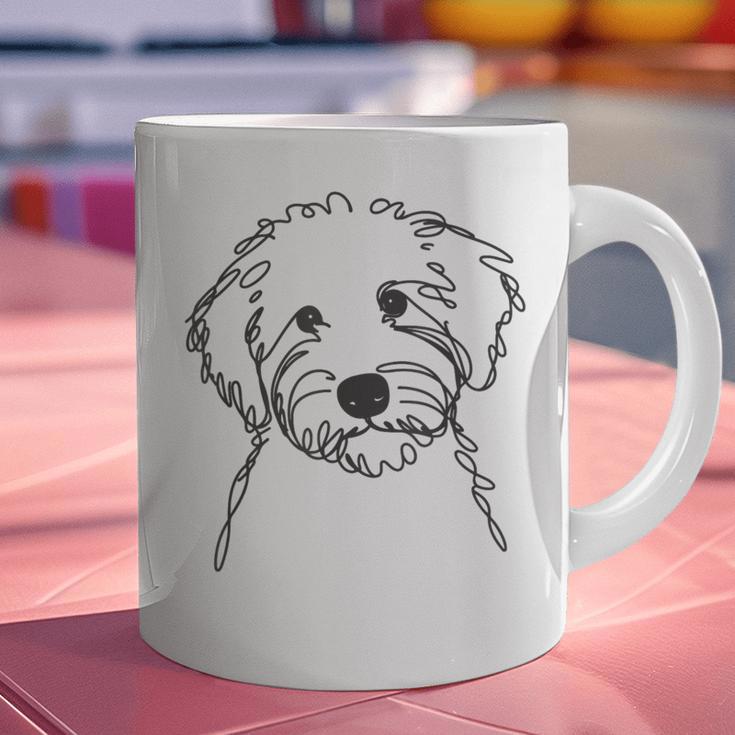 Line Art Dad Mom Dog Sheepadoodle Graphic Print Coffee Mug Line Art Dad Mom Dog Sheepadoodle Graphic Print Coffee Mug