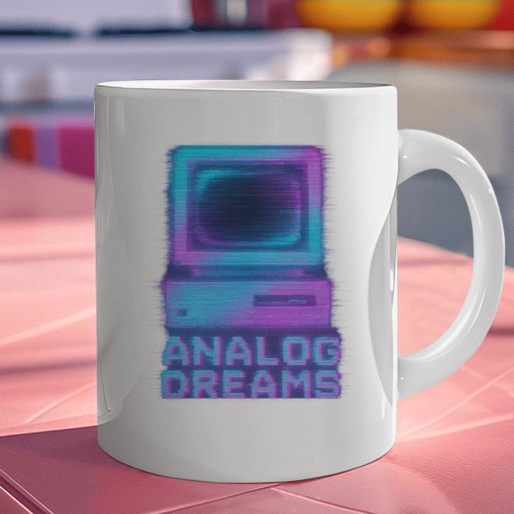 Lofi Reverie Analog Dreams Pixel 90s Desktop VHS Nostalgia Graphic Print Coffee Mug