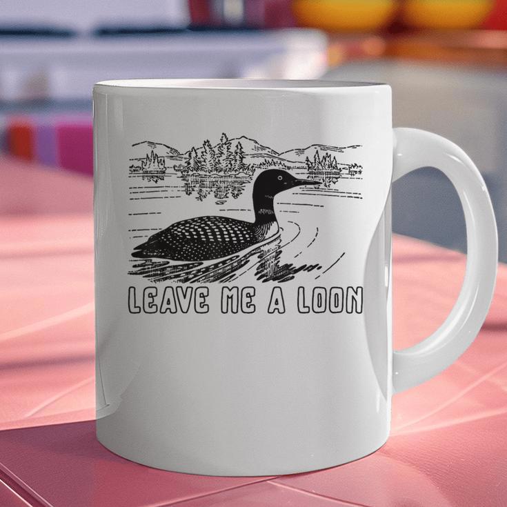 Loon Bird Pun Leave Me A Loon Nature For Introverts Graphic Print Coffee Mug Loon Bird Pun Leave Me A Loon Nature For Introverts Graphic Print Coffee Mug