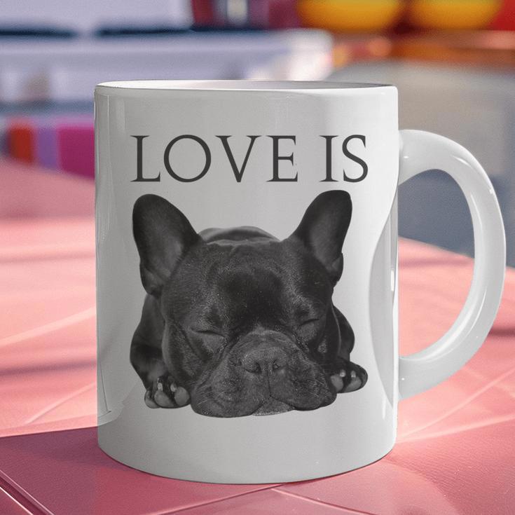 Love Is French Bulldog Shirt Frenchie Lover Tee Dog Mom Dad Graphic Print Coffee Mug Love Is French Bulldog Shirt Frenchie Lover Tee Dog Mom Dad Graphic Print Coffee Mug