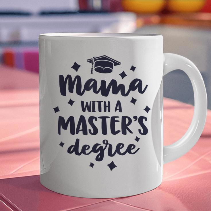Mama With A Masters Degree Graduation Ceremony Mom Graphic Print Coffee Mug