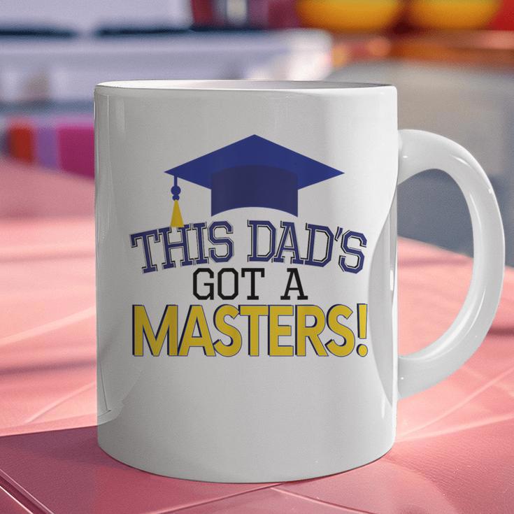 Masters Degree Proud Dad Graduation Shirt MBA Social Work Graphic Print Coffee Mug