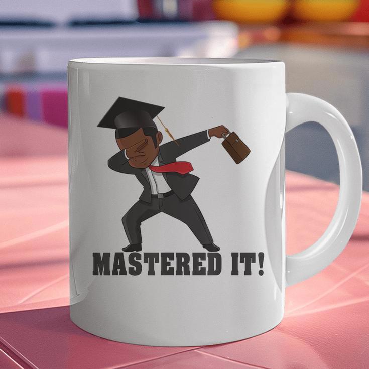Masters Graduation Mastered It Dabbing Man Tee Graphic Print Coffee Mug