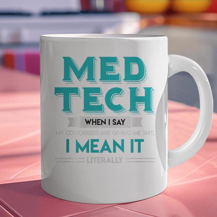 Med Tech Medical Technician Gag Lab Graduation Premium Graphic Print Coffee Mug