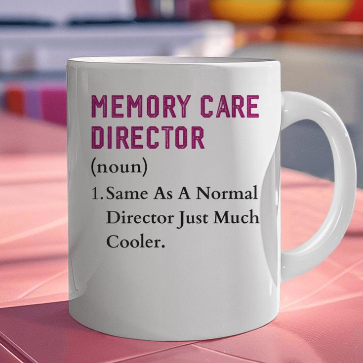 Memory Care Director Nurse Worker Memory Care Director Graphic Print Coffee Mug