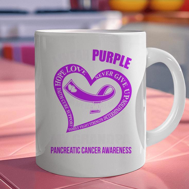 In My Memory Of My Grandpa PANCREATIC CANCER AWARENESS Graphic Print Coffee Mug