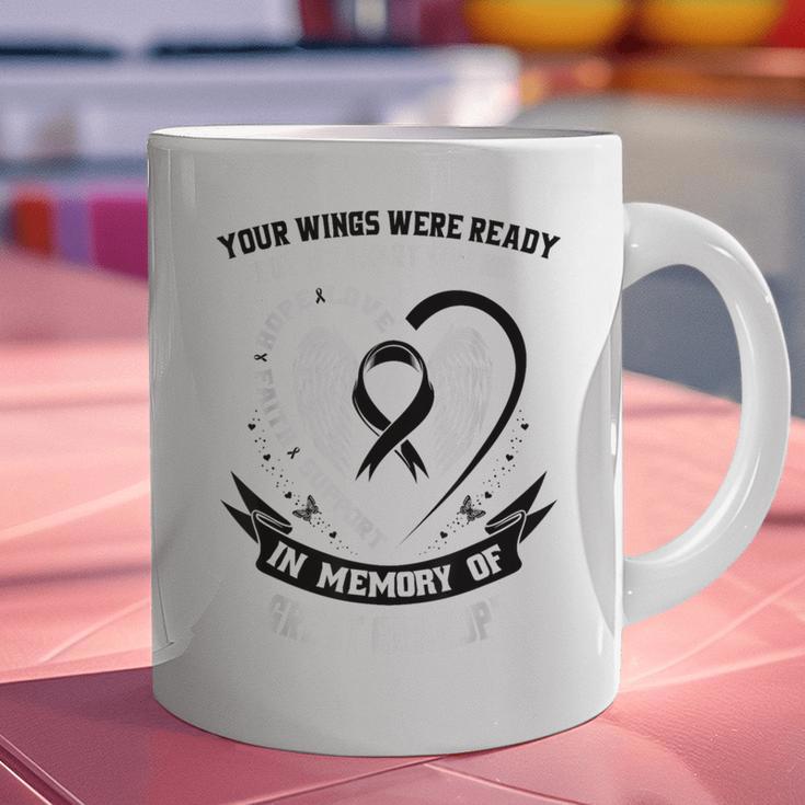 In Memory Of Great Grandpa Melanoma Cancer Awareness Graphic Print Coffee Mug In Memory Of Great Grandpa Melanoma Cancer Awareness Graphic Print Coffee Mug