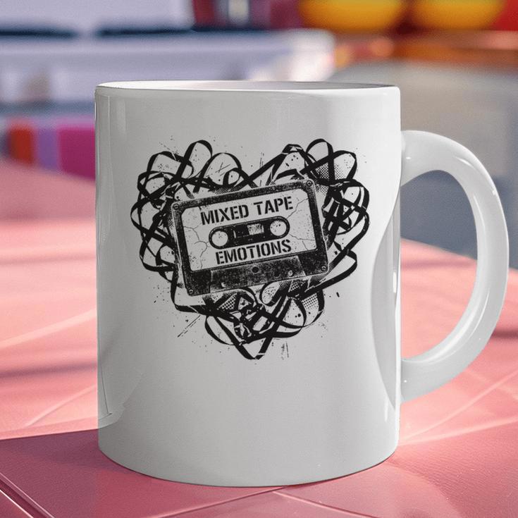 Mixed Tape Emotions Music Lover Nostalgia Quote Premium Tri-Blend Graphic Print Coffee Mug Mixed Tape Emotions Music Lover Nostalgia Quote Premium Tri-Blend Graphic Print Coffee Mug