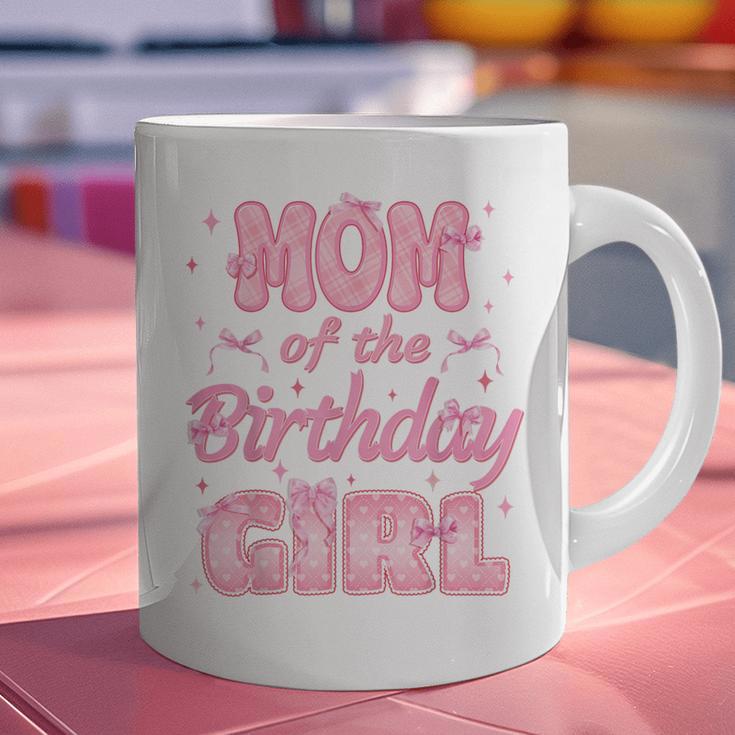 Mom And Dad Of The Birthday Girl Coquette Family Matching Graphic Print Coffee Mug