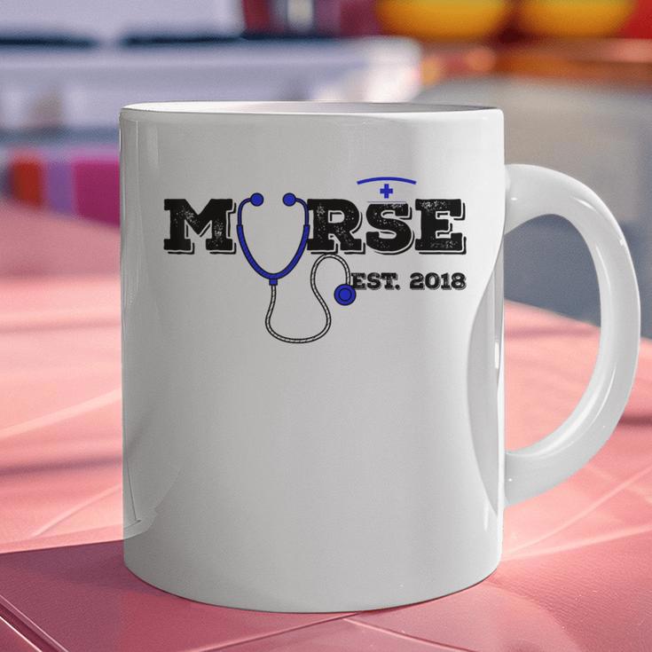 Murse Est 2018 Male Nurse Graduation Graphic Print Coffee Mug