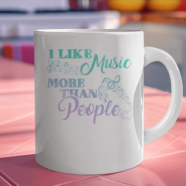 I Like Music More Than People Introvert Music Lover INTP Pun Graphic Print Coffee Mug I Like Music More Than People Introvert Music Lover INTP Pun Graphic Print Coffee Mug