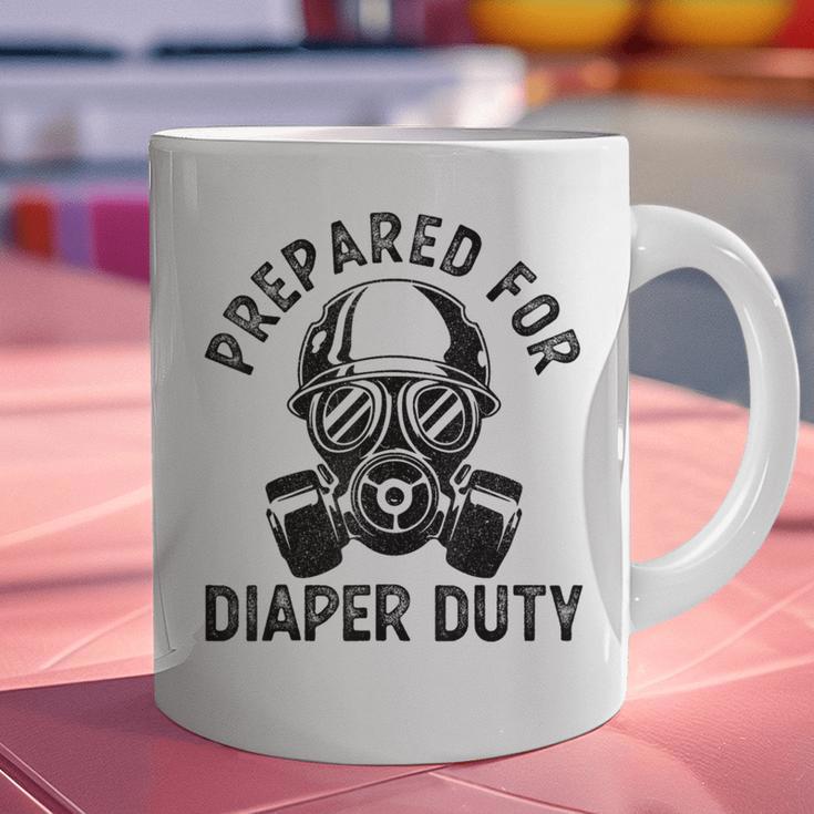 New Dad Prepared For Diaper Duty Graphic Print Coffee Mug